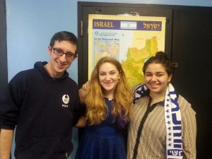 Samantha Mandeles with Joe and Tal from Great Danes for Israel!