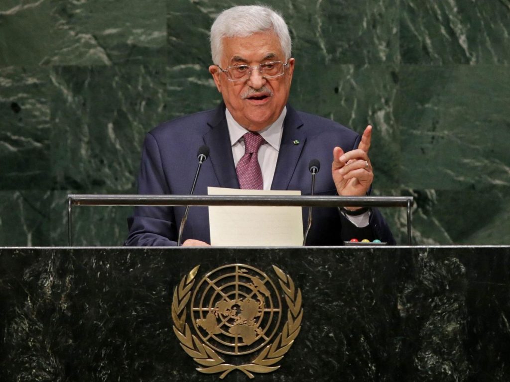 Abbas Speaking to the UN General Assembly