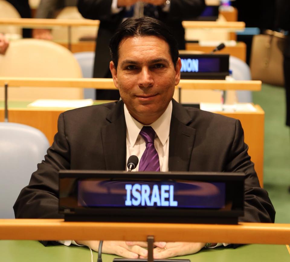 Danny Danon, first Israeli head of a commitee at the United Nations. Source: Facebook Page