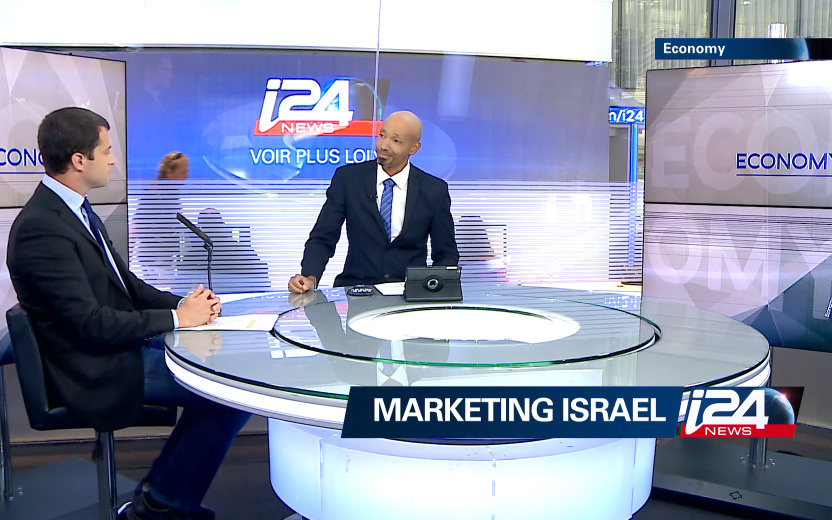 Luxembourg speaking on I24News about Israel's Public Diplomacy. Source: flickr.com