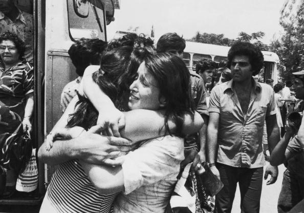 An Israeli hostage is greeted on her return to Israel after Operation Entebbe. Source: The Telegraph