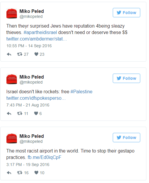 miko-peled-antisemitic-tweets