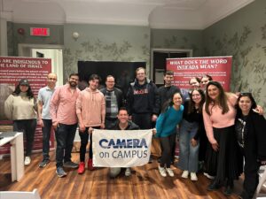 CAMERA on Campus Concludes Successful DiploAct Tour as Part of 5th Annual Apartheid Week Exposed Campaign